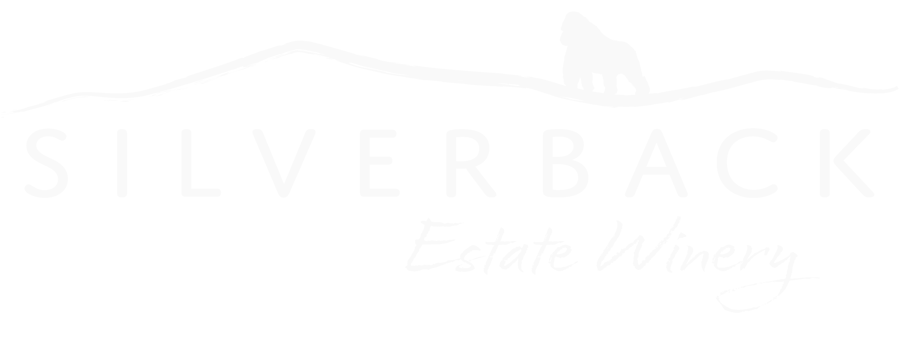 Silverback Estate Winery Scrolled light version of the logo (Link to homepage)